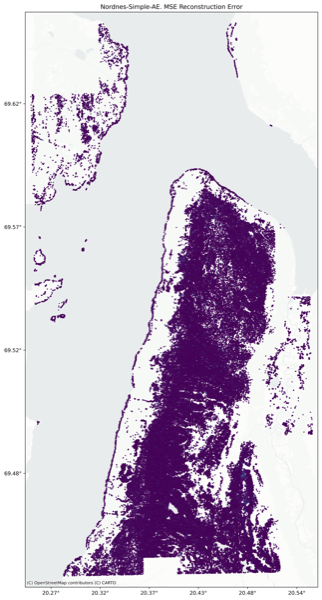 Nordnes: reconstruction error map.