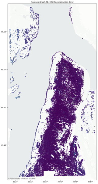Nordnes: reconstruction error map.